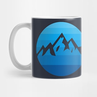 multi-color mountain Mug